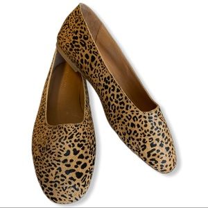 Madewell Leopard Calf Hair Flats